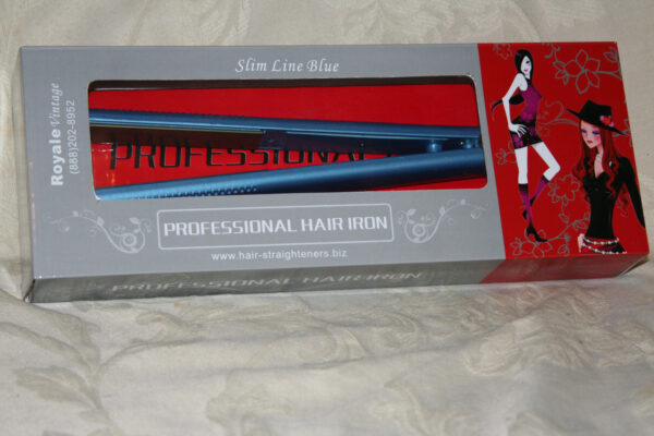 Royale Slim Line Blue Hair Straighteners Professional Flat Iron