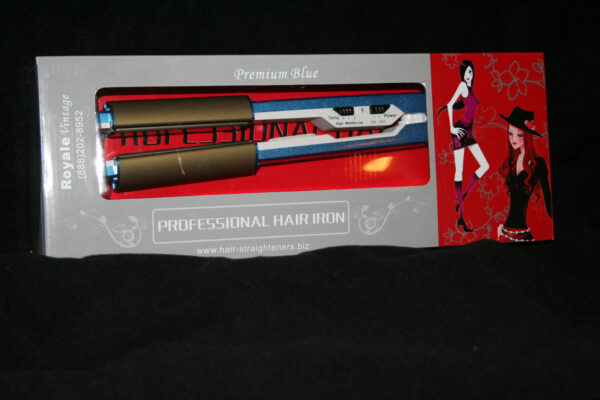 Royale Premium Blue Hair Straighteners Professional Flat Iron